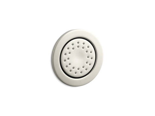 WaterTile® Round 27-Nozzle 1.0 gpm body spray with Katalyst(r) air-induction technology, Vibrant Polished Nickel