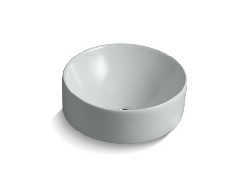 Vox® Round vessel bathroom sink, Ice™ Grey