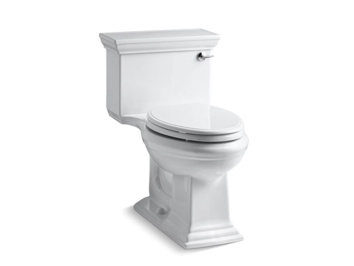 Memoirs® Stately Comfort Height® one-piece elongated 1.28 gpf toilet with AquaPiston® flushing technology and right-hand trip lever, White