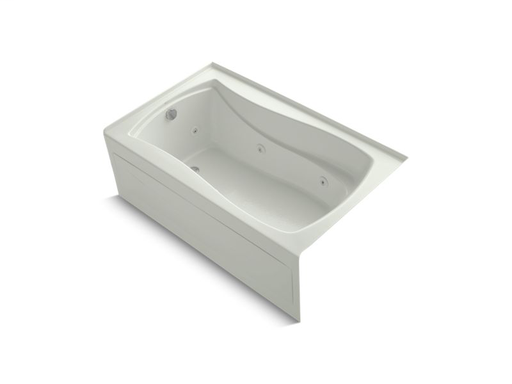 Mariposa® 60" x 36" alcove whirlpool with integral apron, integral flange, left-hand drain and heater, Dune