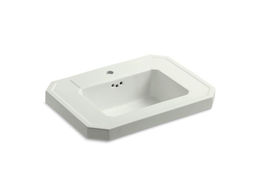 Kathryn® bathroom sink basin with single faucet hole, Dune