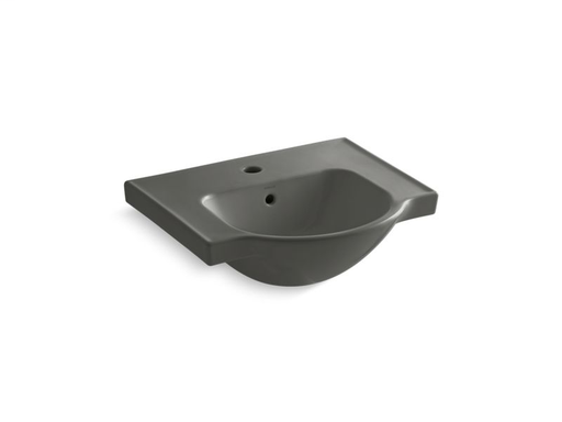 Veer™ 21" single-hole sink basin, Thunder Grey