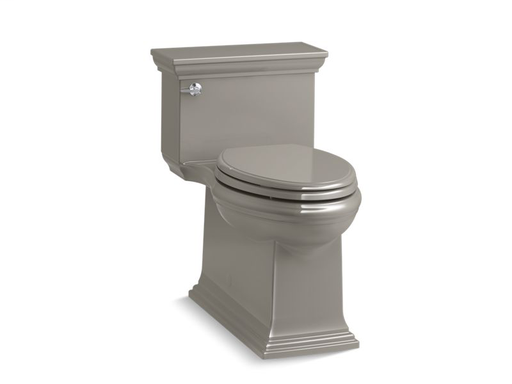 Memoirs® Stately Comfort Height® skirted one-piece compact elongated 1.28 gpf toilet with AquaPiston® flush technology and left-hand trip lever, Cashmere
