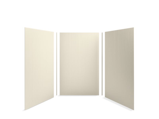 Choreograph™ 60" x 60" x 96" shower wall kit, Cord texture, Almond