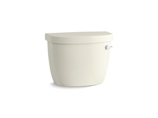 Cimarron® 1.28 gpf tank with right-hand trip lever, Biscuit