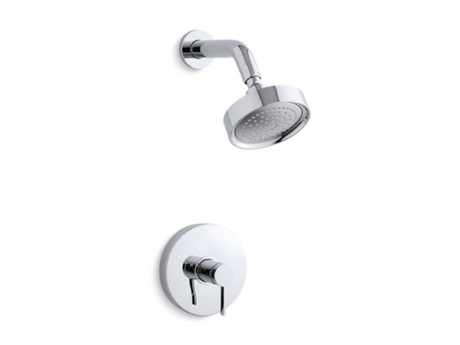 Stillness(r) Rite-Temp(r) shower trim set, valve not included, Polished Chrome