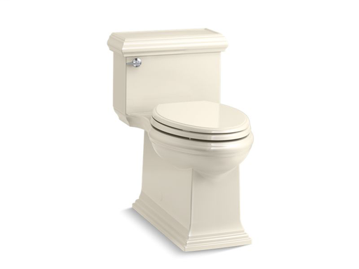 Memoirs® Classic Comfort Height® skirted one-piece compact elongated 1.28 gpf toilet with AquaPiston® flush technology and left-hand trip lever, Almond