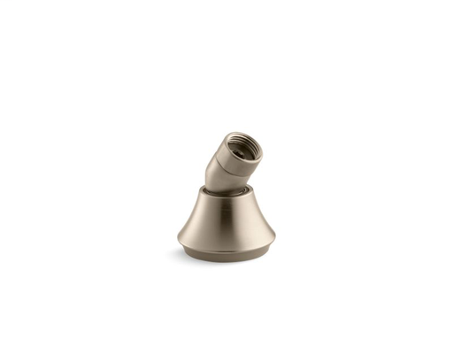 Forté® deck-mounted handshower holder with hoses, Vibrant Brushed Bronze