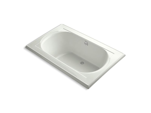 Memoirs® 66" x 42" drop-in VibrAcoustic® bath with reversible drain, Dune