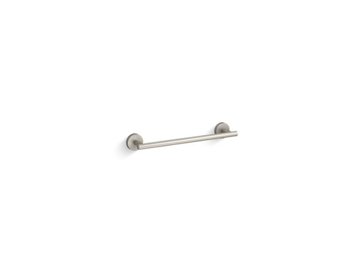 Elate® 12" towel bar, Vibrant Brushed Nickel