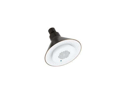 Moxie® 1.75 gpm single-function showerhead with wireless speaker, Oil-Rubbed Bronze