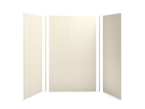 Choreograph® 60" x 36" x 96" shower wall kit, Cord texture, Almond