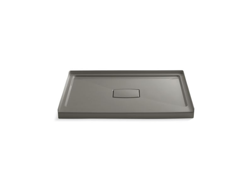 Archer® 48" x 36" single threshold center drain shower base with removable cover, Cashmere