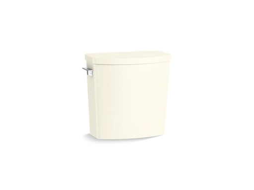 Irvine™ 1.28 gpf toilet tank with AquaPiston® flushing technology and left-hand trip lever, Biscuit