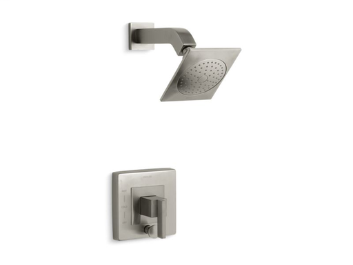 Loure® Rite-Temp® shower trim with diverter, Vibrant Brushed Nickel