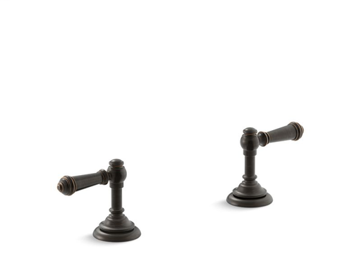 Artifacts® Bathroom sink lever handles, Oil-Rubbed Bronze