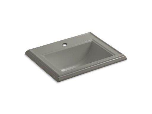 Memoirs® Classic drop-in bathroom sink with single faucet hole, Cashmere