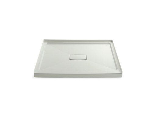 Archer® 48" x 48" single threshold center drain shower base with removable cover, Dune