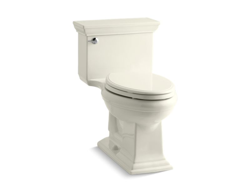 Memoirs® Stately Comfort Height® one-piece elongated 1.28 gpf toilet with AquaPiston® flushing technology and left-hand trip lever, Biscuit