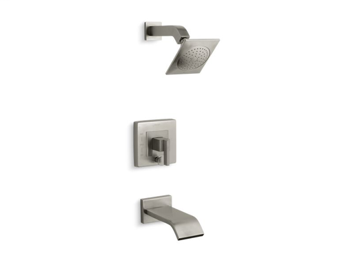 Loure® Rite-Temp® bath/shower trim set, Brushed Nickel