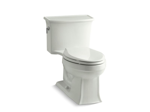 Archer® one-piece elongated 1.28 gpf toilet with AquaPiston® flush technology and left-hand trip lever, Dune