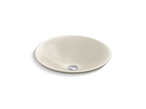 Carillon® Round Wading Pool® bathroom sink, Almond
