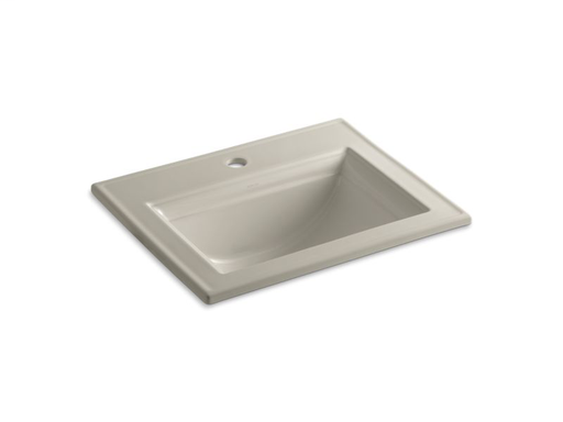Memoirs® Stately drop-in bathroom sink with single faucet hole, Sandbar