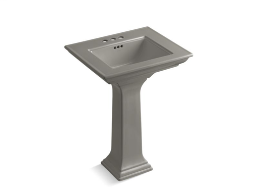 Memoirs® Stately 24" pedestal bathroom sink with 4" centerset faucet holes, Cashmere