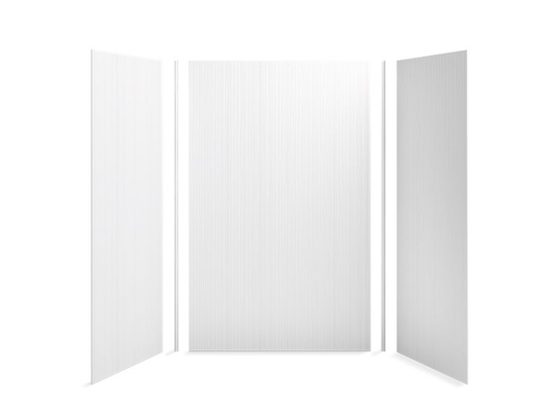 Choreograph® 60" x 36" x 96" shower wall kit, Cord texture, White