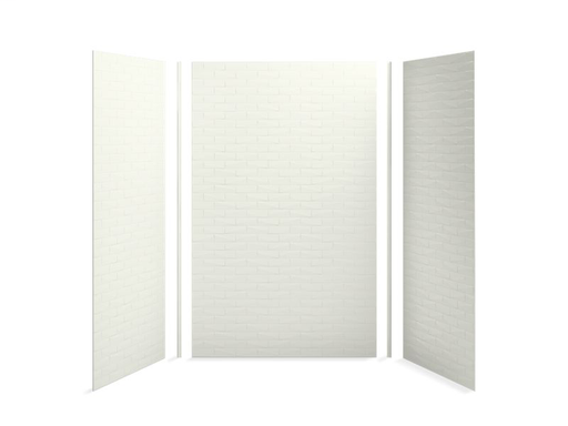 Choreograph® 60" x 36" x 96" shower wall kit, Brick texture, Dune
