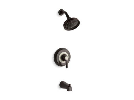 Fairfax(r) Rite-Temp(r) bath and shower trim set with NPT spout, valve not included, Oil-Rubbed Bronze
