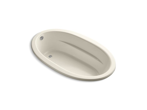 Sunward® 72" x 42" drop-in bath, Almond