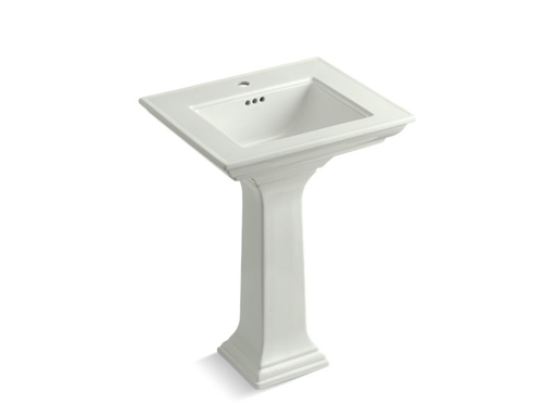Memoirs® Stately 24" pedestal bathroom sink with single faucet hole, Dune