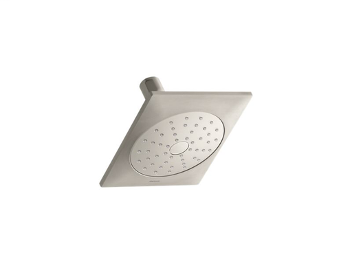 Loure® 1.75 gpm single-function showerhead with Katalyst® air-induction technology, Vibrant Brushed Nickel