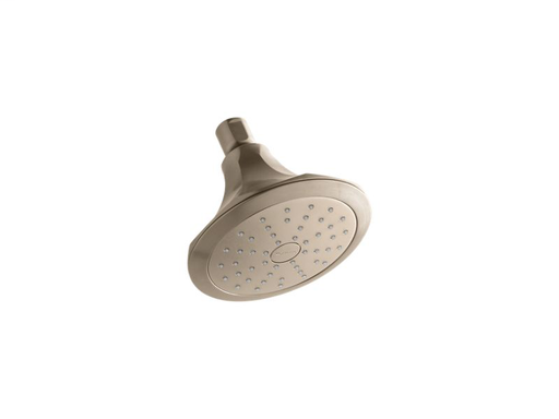 Memoirs® 1.75 gpm single-function showerhead with Katalyst® air-induction technology, Vibrant Brushed Bronze