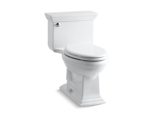 Memoirs® Stately Comfort Height® one-piece elongated 1.28 gpf toilet with AquaPiston® flushing technology and left-hand trip lever, White