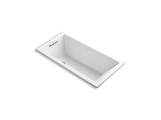 Underscore® Rectangle 60" x 30" drop-in VibrAcoustic® bath, White