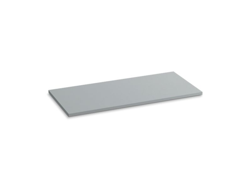 Solid/Expressions® 49" vanity top without cutout, Ice™ Grey Expressions