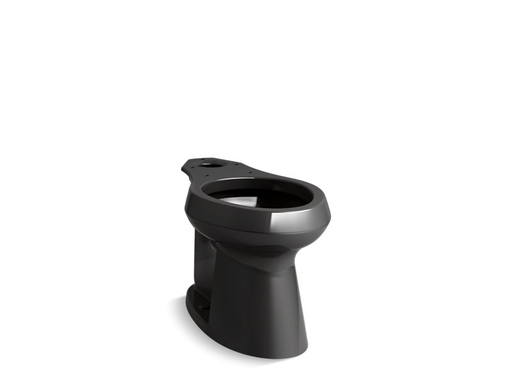 Highline® concealed trapway Comfort Height® elongated bowl, Black Black