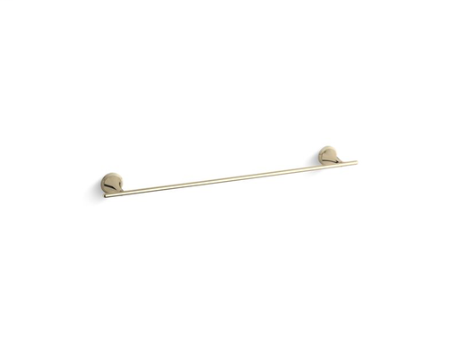 Finial® 24" towel bar, Vibrant French Gold