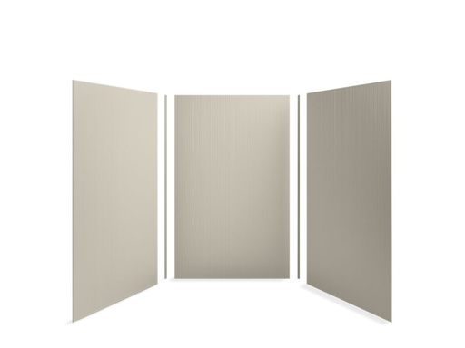 Choreograph™ 60" x 60" x 96" shower wall kit, Cord texture, Sandbar