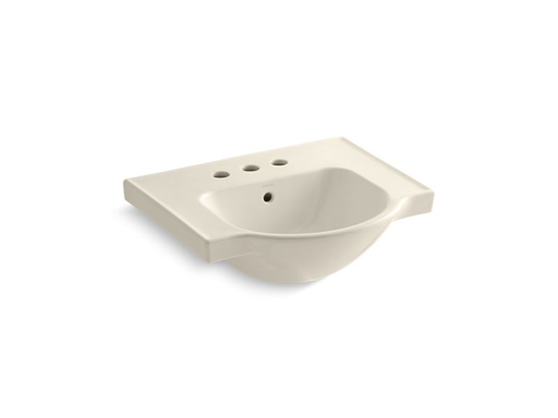 Veer™ 21" centerset sink basin, Almond