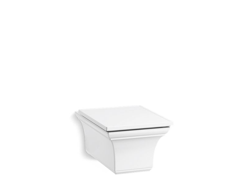 Memoirs® one-piece elongated dual-flush wall-hung toilet, White