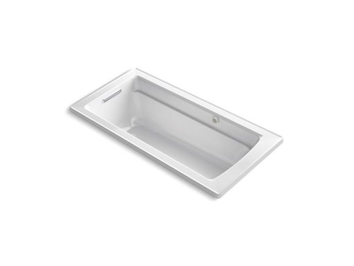 Archer® 66" x 32" drop-in BubbleMassage™ Air Bath with reversible drain, White