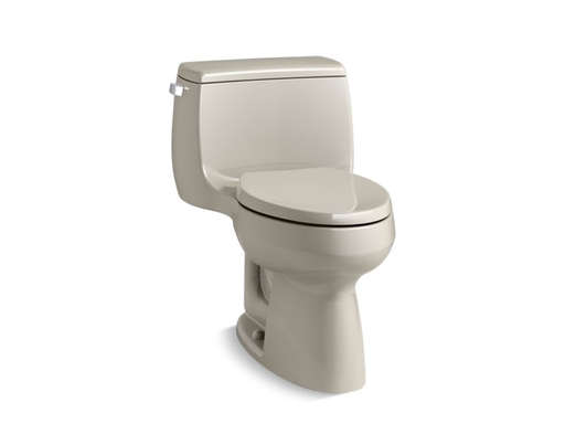 Gabrielle™ Comfort Height® one-piece elongated 1.28 gpf toilet with Class Five® flushing technology and left-hand trip lever, Sandbar