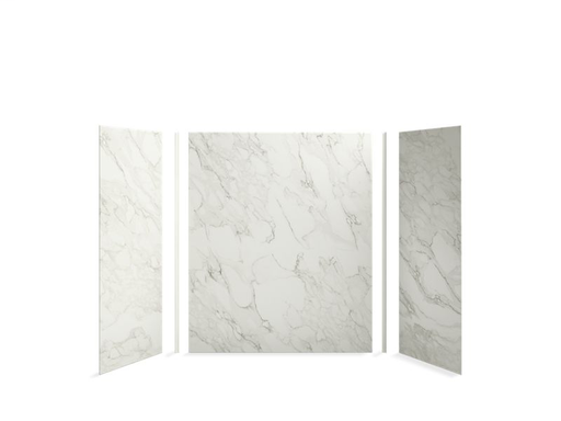 Choreograph® 60" x 32" x 72" shower wall kit, CrossCut Dune