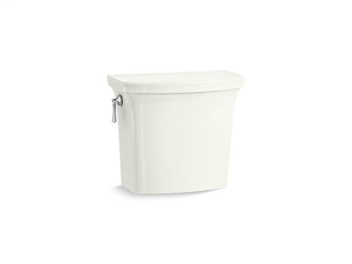 Corbelle® with ContinuousClean 1.28 gpf toilet tank with AquaPiston® flush technology and left-hand trip lever, Dune