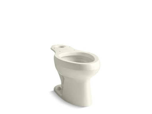 Wellworth® toilet bowl with Pressure Lite® flush technology, less seat, Biscuit