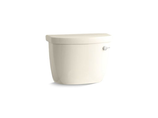 Cimarron® 1.28 gpf tank with Insuliner® tank liner and right hand trip lever, Almond