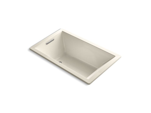 Underscore® Rectangle 60" x 36" drop-in bath, Almond